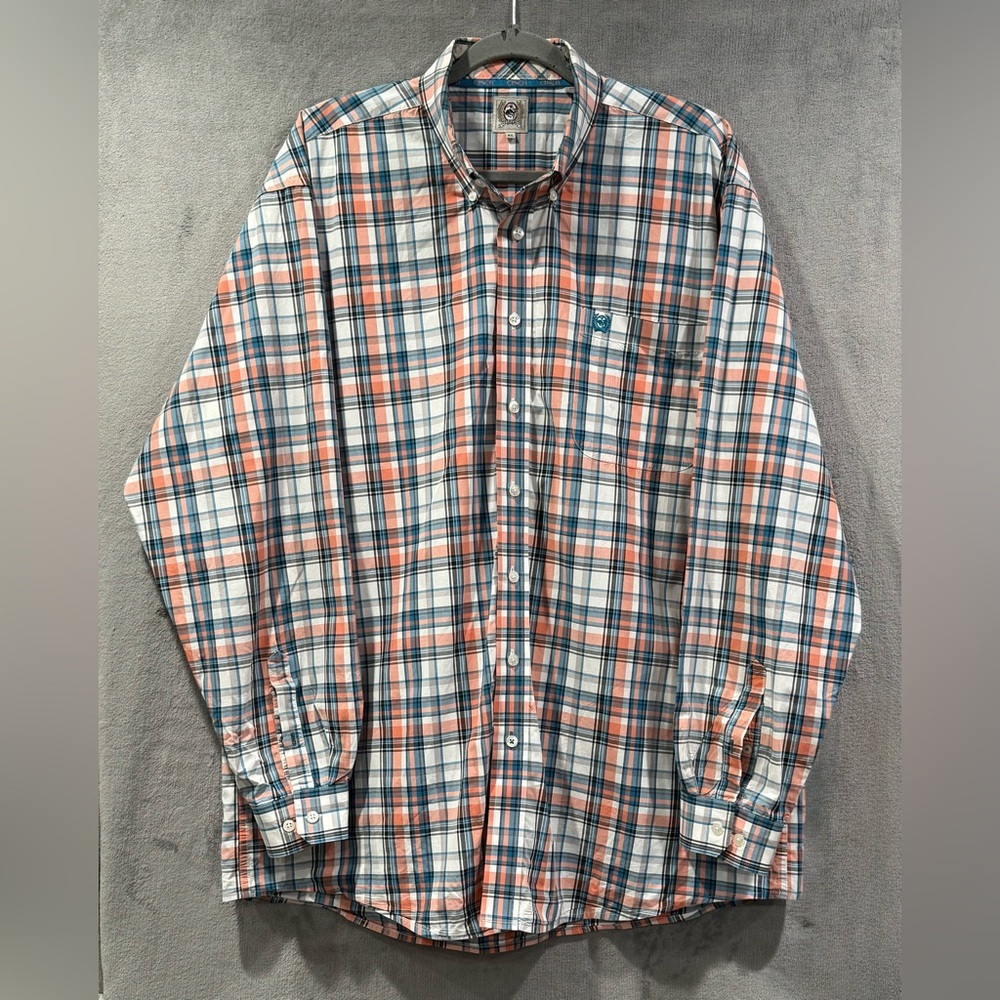 Cinch Shirt Men’s XL Striped Long Sleeve Button Down Western Rodeo Workwear